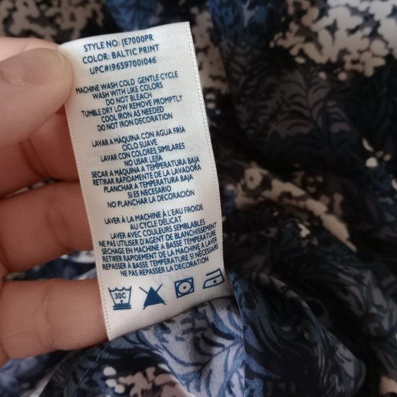 Joie Women's Baltic Print Sleeveless Top size Large - Picture 5 of 11